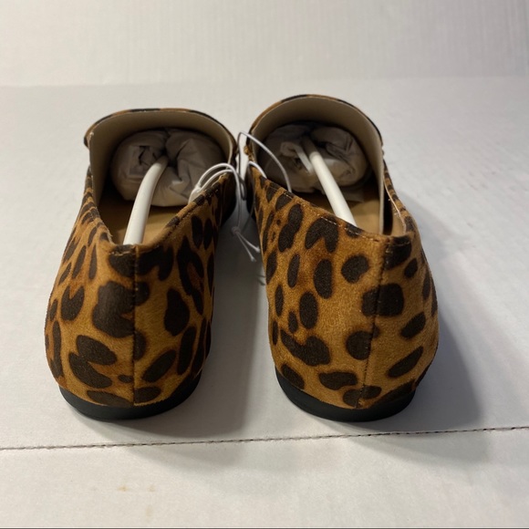 NWT Women’s Cheetah Memory Foam Mules Flats Loafer - Picture 4 of 4